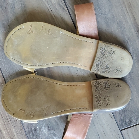 Sam Edelman Womens Krista 2 tones Strappy Sandals Flip Flop Flats shoes - Picture 7 of 8